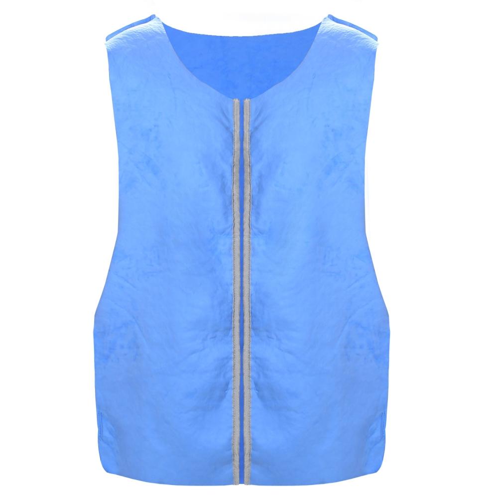 Унисекс Охлаждающий кардиган-жилет Летний уличный жилет с пакетами льда Охлаждающий холодный жилет для рыбалки, велоспорта, шеф-повара Жилет с пакетами льда