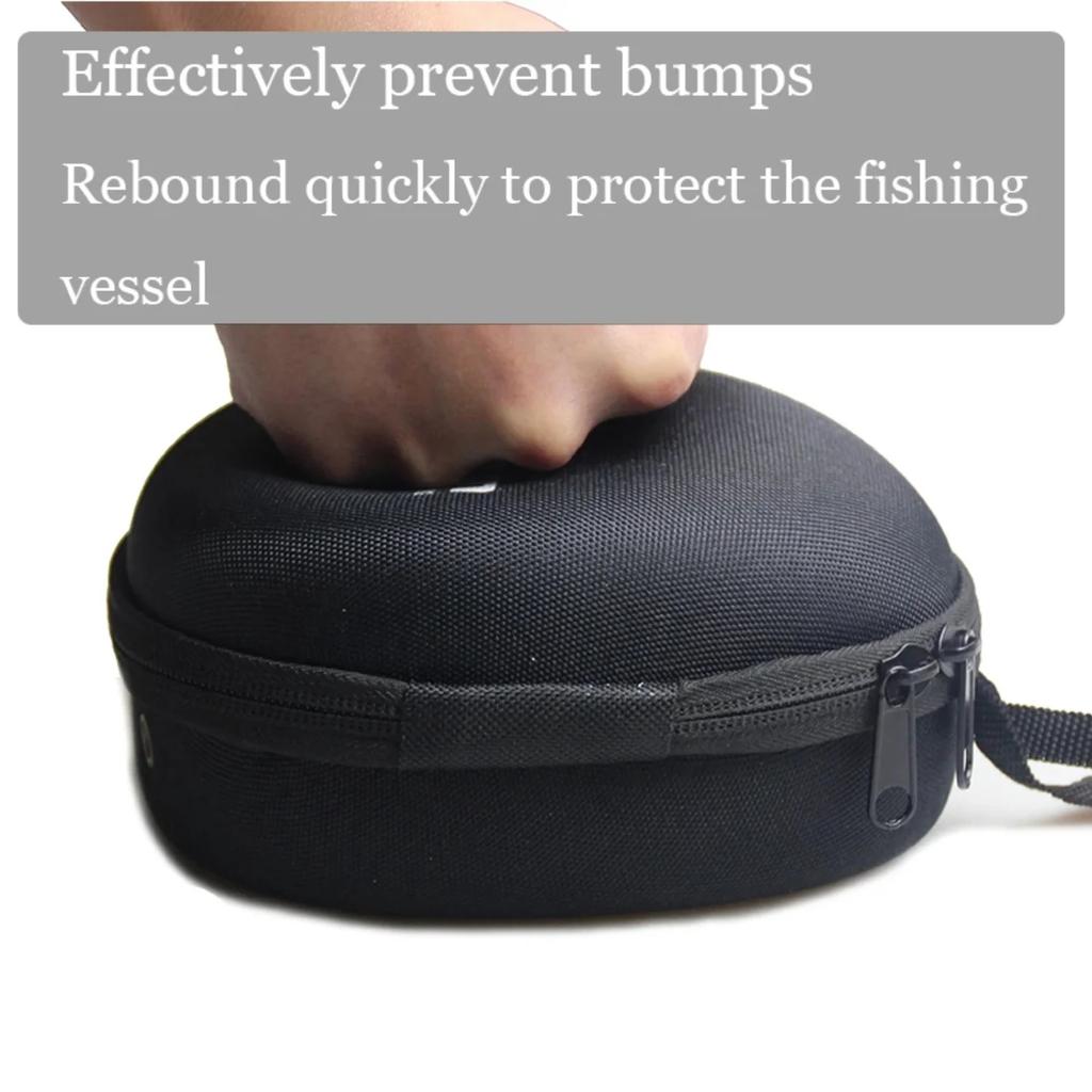 Portable  Fishing Reel  Protective Case Cover  Drum/Spinning/Raft Reel Fishing Pouch  Fishing Accessories 1pc