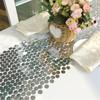 Luxurious Sequins Table Runner Fish Scale Glitters Table Cover  Kitchen Dining Table