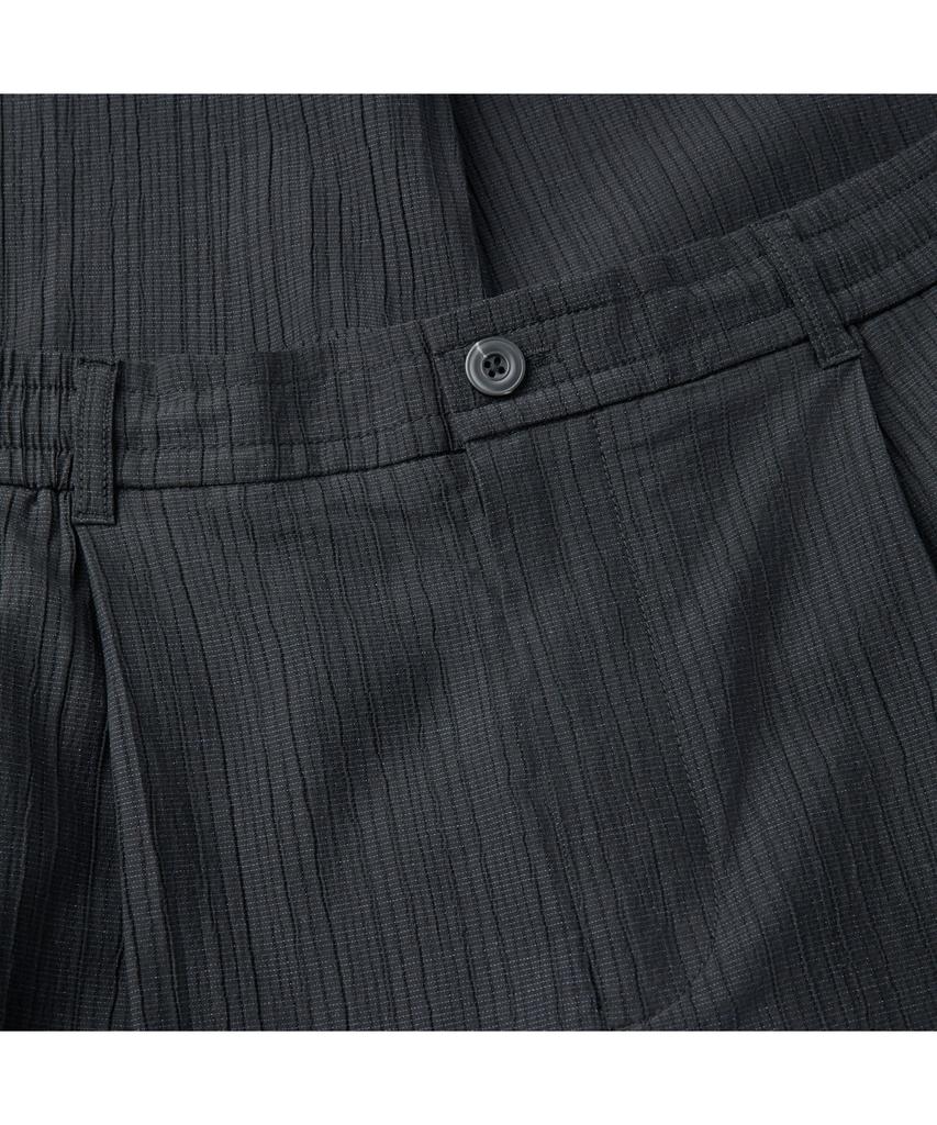 Keoseuuteommellou Navy Loose Fit Tucked Pleats Pants Cwpam26432Nyd