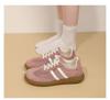 Milk tea color ins breathable women's mesh summer student casual board shoes thick sole lightweight sports casual shoes