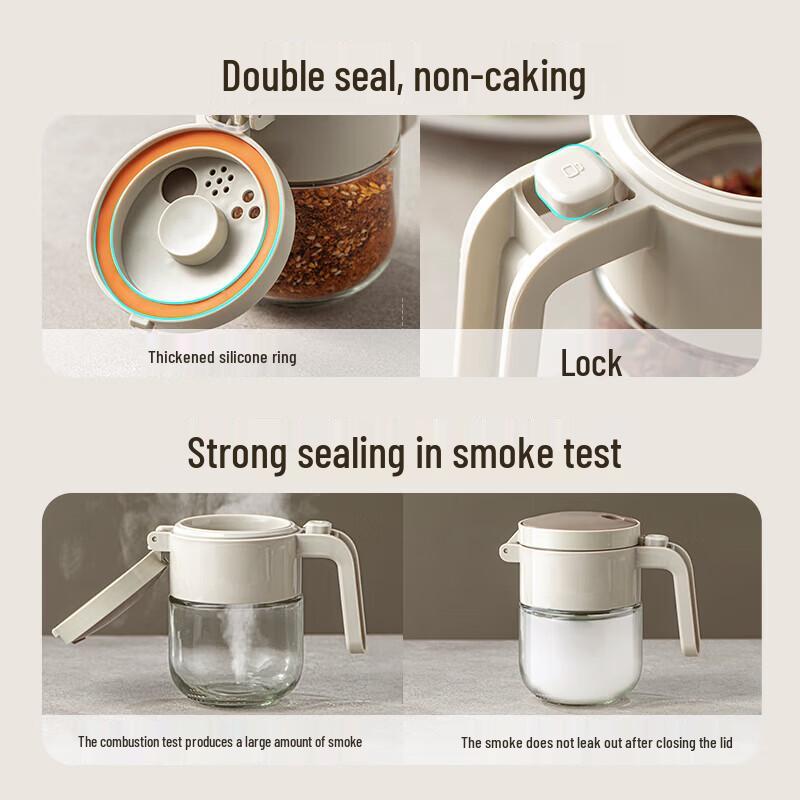MAXCOOK Glass Seasoning Jars & Sets