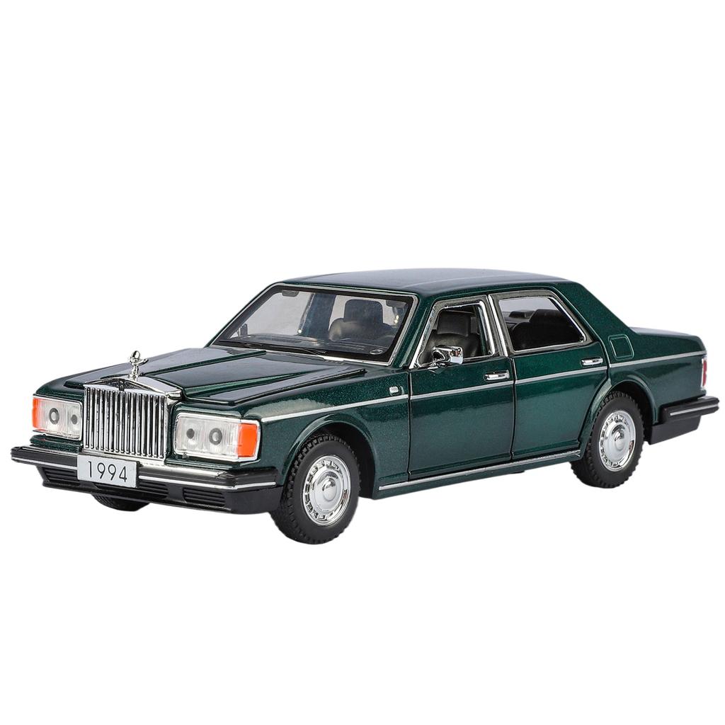 1/32 Rolls Royce Silver Seraph Alloy Model Car Toy Diecasts Casting Pull Back Sound and Light Car Toys for Children Vehicle