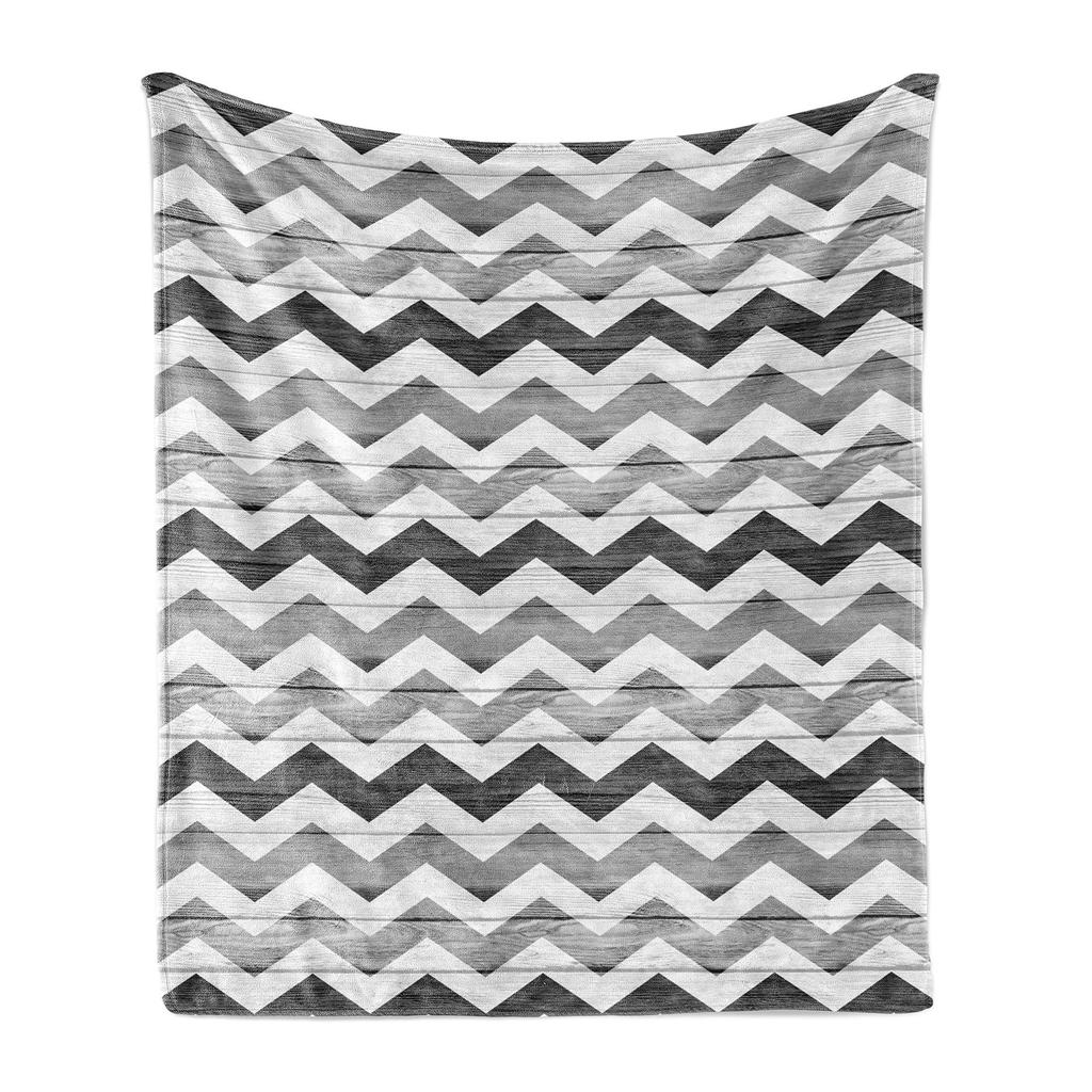 Simple Black And White Striped Blanket Corrugated Household Blanket Sofa Blanket Nap Air Conditioner Blanket Flannel Blanket