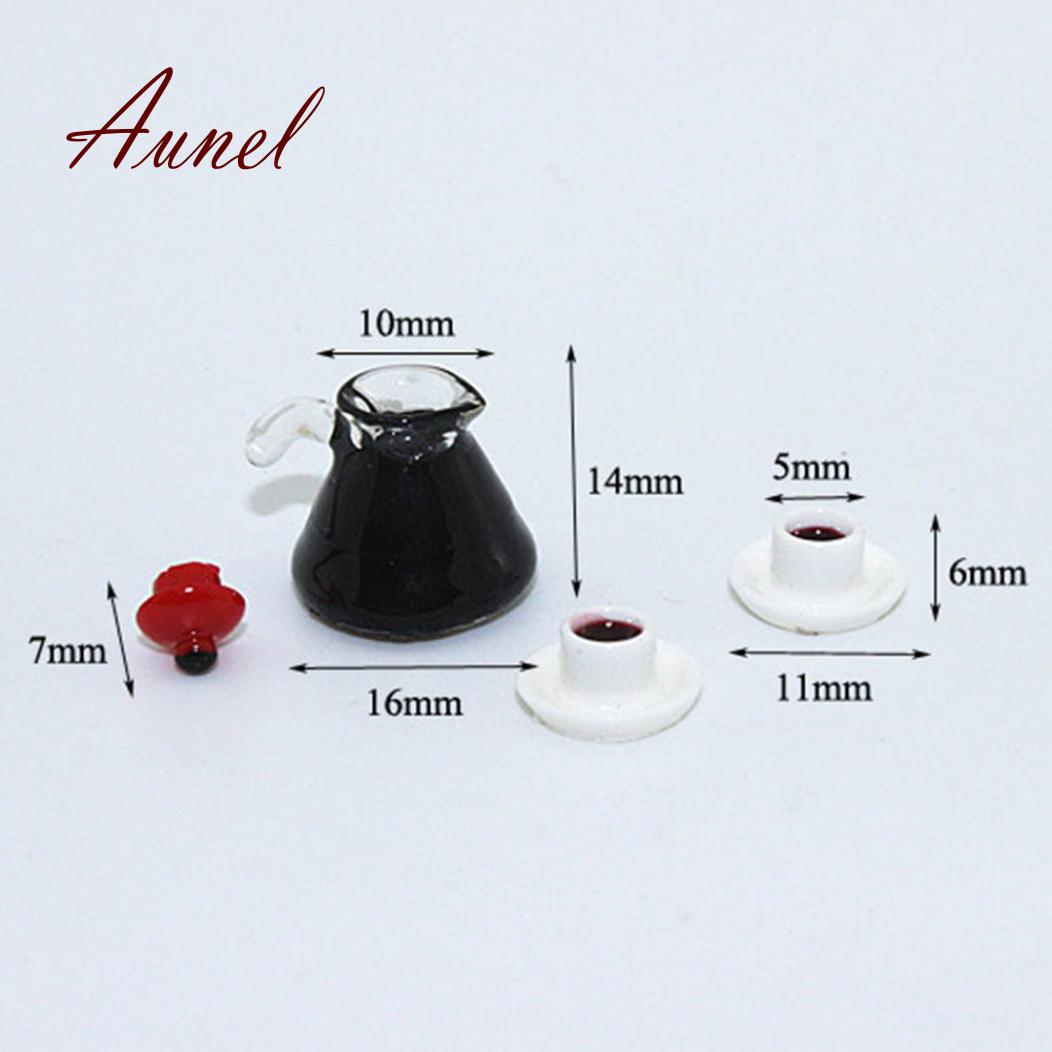 Милая миниатюрная модель кофейника для кукольного домика — фото 2