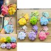 Colorful Plush Monster Keychain Cuddly Furry Toy For Birthdays And Special Occasions