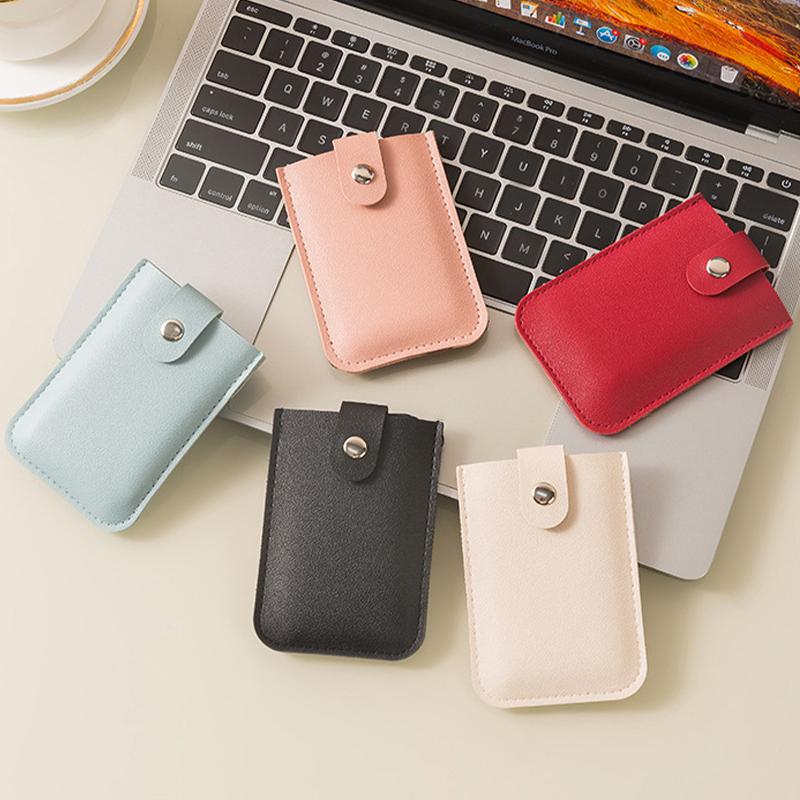 Muži Ženy Taška na karty Pu Kožená Peněženka Držák na karty Přenosné Tašky pro ukládání bankovních karet Peněženka s více kartami
