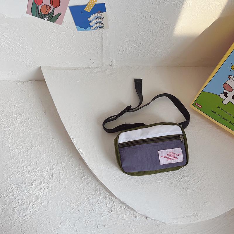 Modern Kids Sling Bag With Unique Color Combinations 1l Capacity Lightweight Design серый