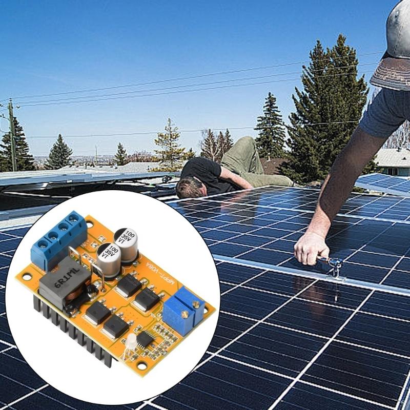 Compactly Solar Controller Board MPPT Solar Regulator 9V-24V Input To 5V-26V Output 5A 100W Charging Module for Home