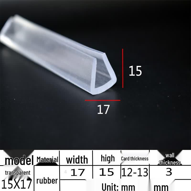 Lanshi Clear U-Shaped Glass Edge Protector