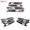 For Mercedes Benz ML GLE GL Class GLS 320 400 Car Styling ABS Carbon Fiber Interior Door Decoration Panel Cover Trim Accessories