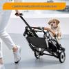 Bello Aluminum Drawbar Pet Stroller: Foldable Travel Bag for Cats and Dogs