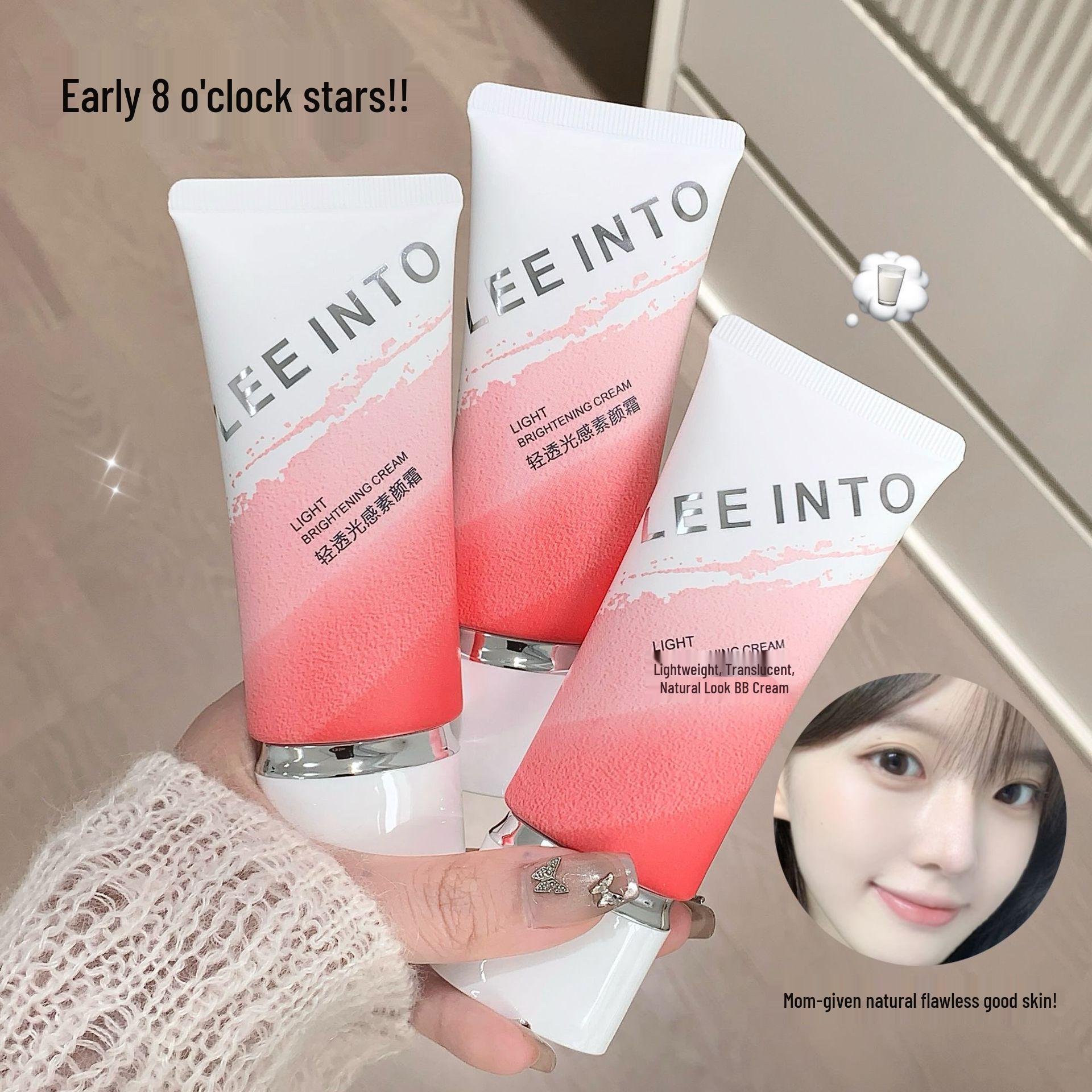 Choose LEEINTO Light Translucent Glow Cream for a Moisturizing, Natural, Bright, and Non-Sticky Finish.