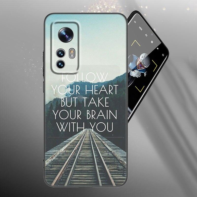 Sentence Quotes Phone Case For Xiaomi Mi 10T 11i 11T Note 10 11 Lite NE F1 POCO F3 M3 X3 GT NFC M4 X4 Pro 5G Soft Black Cover