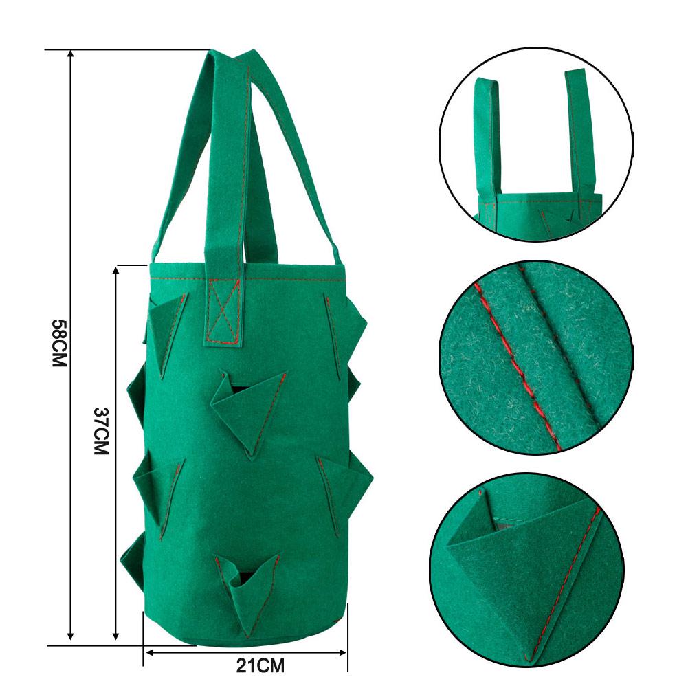 Fabric Hanging Planter Grow Bag Plant Pouch Tomato Strawberry Flower Herb U S Fabric Hanging Planter Grow Bag Plant Pouch Tomato Strawberry Flower Herb U S