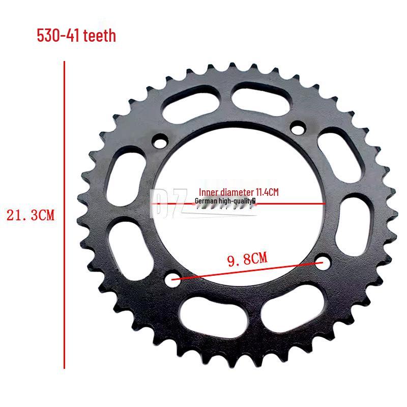 ATV Beach Buggy Rear Brake Sprocket 41T Large Flywheel Huayang AU200 Parts