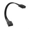 4Pin Male To Male PWMs Fan Extension Cable Flat Black PVC Wire For Computer Cooling System