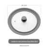 Coperchio Universale in Silicone per Pentola in Vetro Onlycook