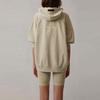 Fear of God Essentials 3/4 Sleeve Hoodie Women Hoodie Wheat FOG-SS22-208