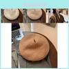 Fashionable Winter Beret For Women Cozy Plush Hat In Multiple Colors Stylish Design