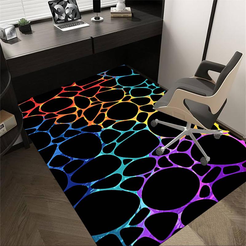 1PC Abstract Pattern Extra Large Non Slip Floor carpet, Office, family, bedroom, Studio   Large Area Rug Indoor Rugs, , Vibrant Colors
