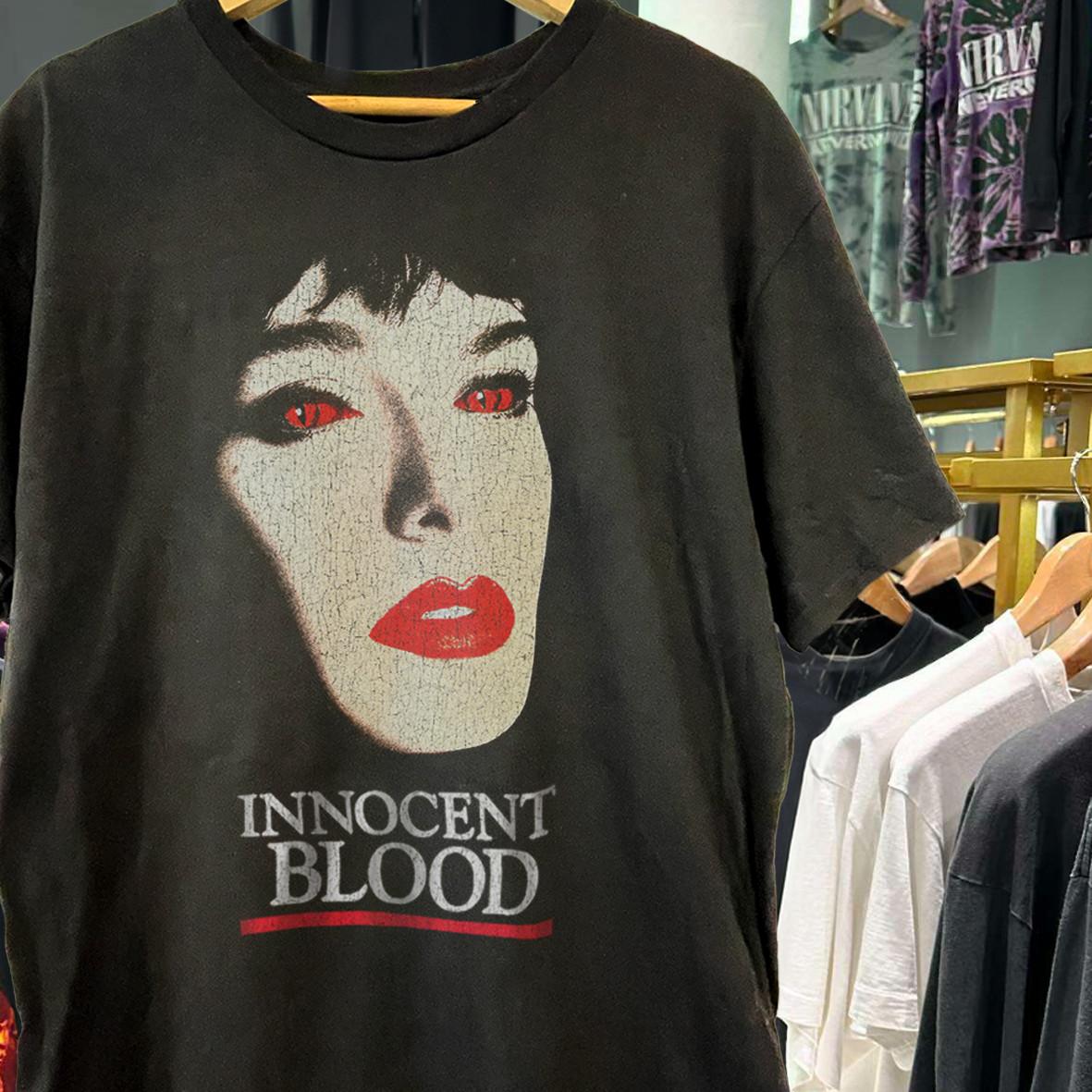 1992 Innocent Blood Promo T-Shirt Black XXL S