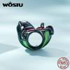 WOSTU Authentic 925 Sterling Silver Cat & Watermelon Charm Beads fit for Women Bracelet & Bangle Fine Jewelry