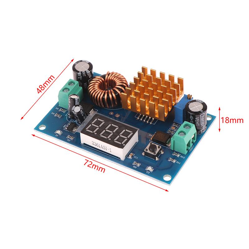 Xh-M411 Dc 3V-35V To Dc 5V-45V Boost Converter Module Voltage Regulator Adjustable Step Up Voltmeter Digital Display Module