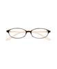 Oval Lightweight Reading Glasses Stylish Portable Senior Glasses for Women [Zoff] +1.00 (Brown) ZT231R04_10R1 ZT231R04-10R15116-138