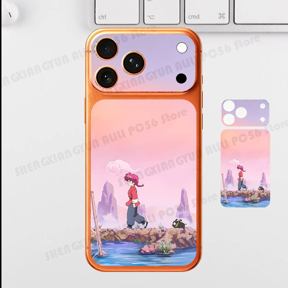 

R-Ranma S-Shampoo For IPhone 17 Pro ProMax Full Back Cover Decal Wrap Skin Rear Protective Sticker Film iPhone17pro