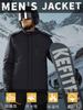KEFITEVD Mountain Military Perfect for and Size L Men's Fleece-Lined Parka, Style, Water-Repellent, Windproof, Warm, Snowboarding, Work, Winter,