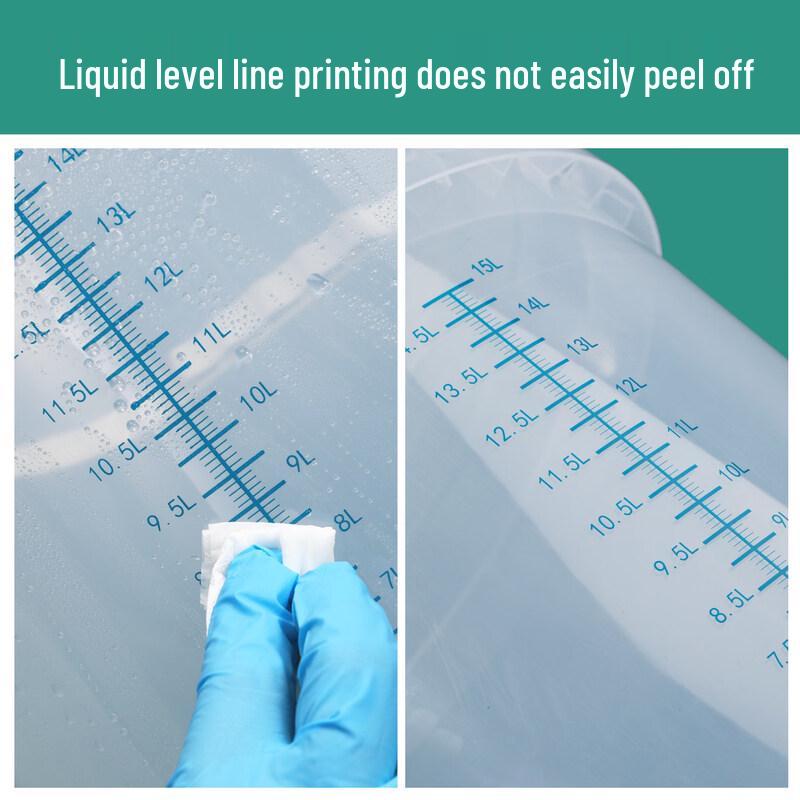 ZISIZ Graduated Disinfection Bucket with 24-Hour Timer