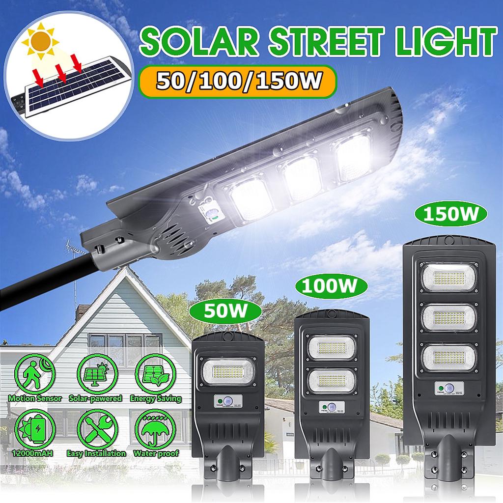 150W/120W LED Solar Street Light Outdoor Wall Lamp PIR Motion Sensor IP65+Remote 150W/120W LED Solar Street Light Outdoor Wall Lamp PIR Motion Sensor IP65+Remote