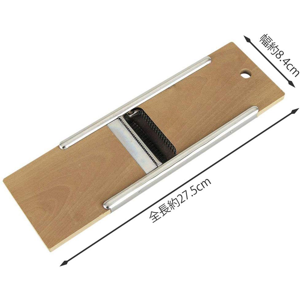 Kai House Select Wooden Julienne Slicer Made In Japan DH7084 Double-Sided (Julianine & Garnish)