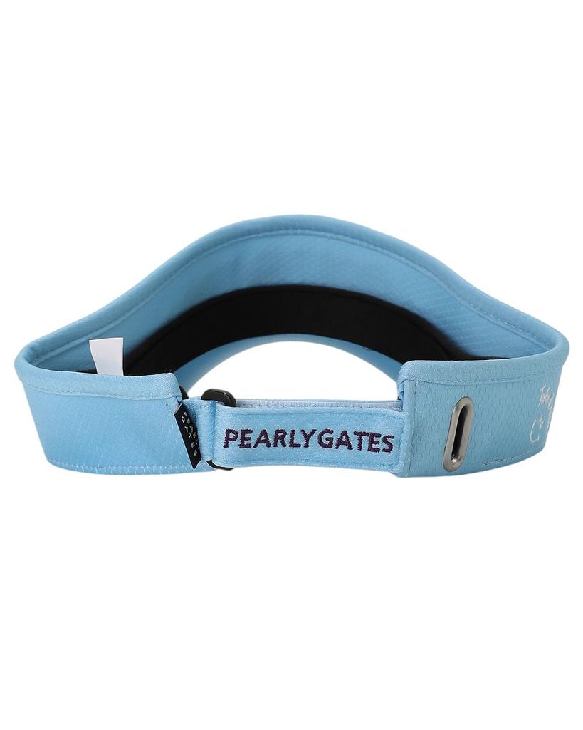 PEARLY GATES Unisex Tech Visor (Basic, Moisture-Wicking, Quick-Drying, UV Protection) Golf Hat, 053-5287602, 110 Ice Blue, FR
