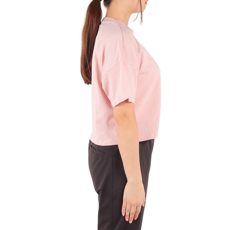 Puma Core Heritage Letter Pattern Sport Short Sleeve T-Shirt Women Tops Pink 680702-47