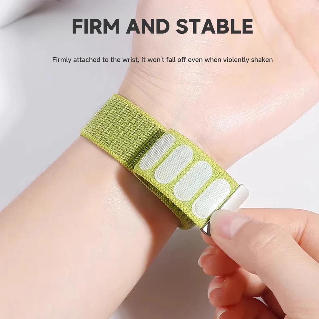 For Honor Watch X5 Watch Band Rugged Mountain Texture Magic Tape Nylon Strap