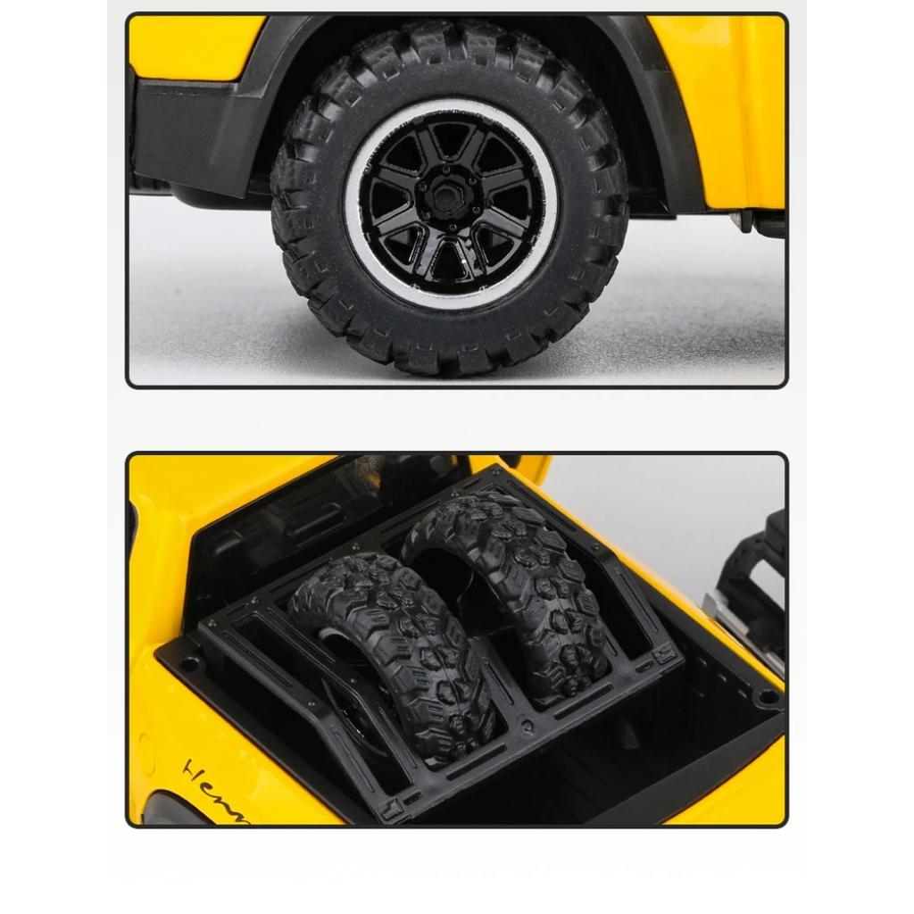 1/32 Dodge RAM 1000 TRX Mammoth Pickup Alloy Car Model Sound and Light Pull Back Children's Toy Collectibles Birthday Gift