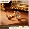 2026 Elegant Zirconia Ear Cuff: Light Luxury High-End Fashion Earrings for Women