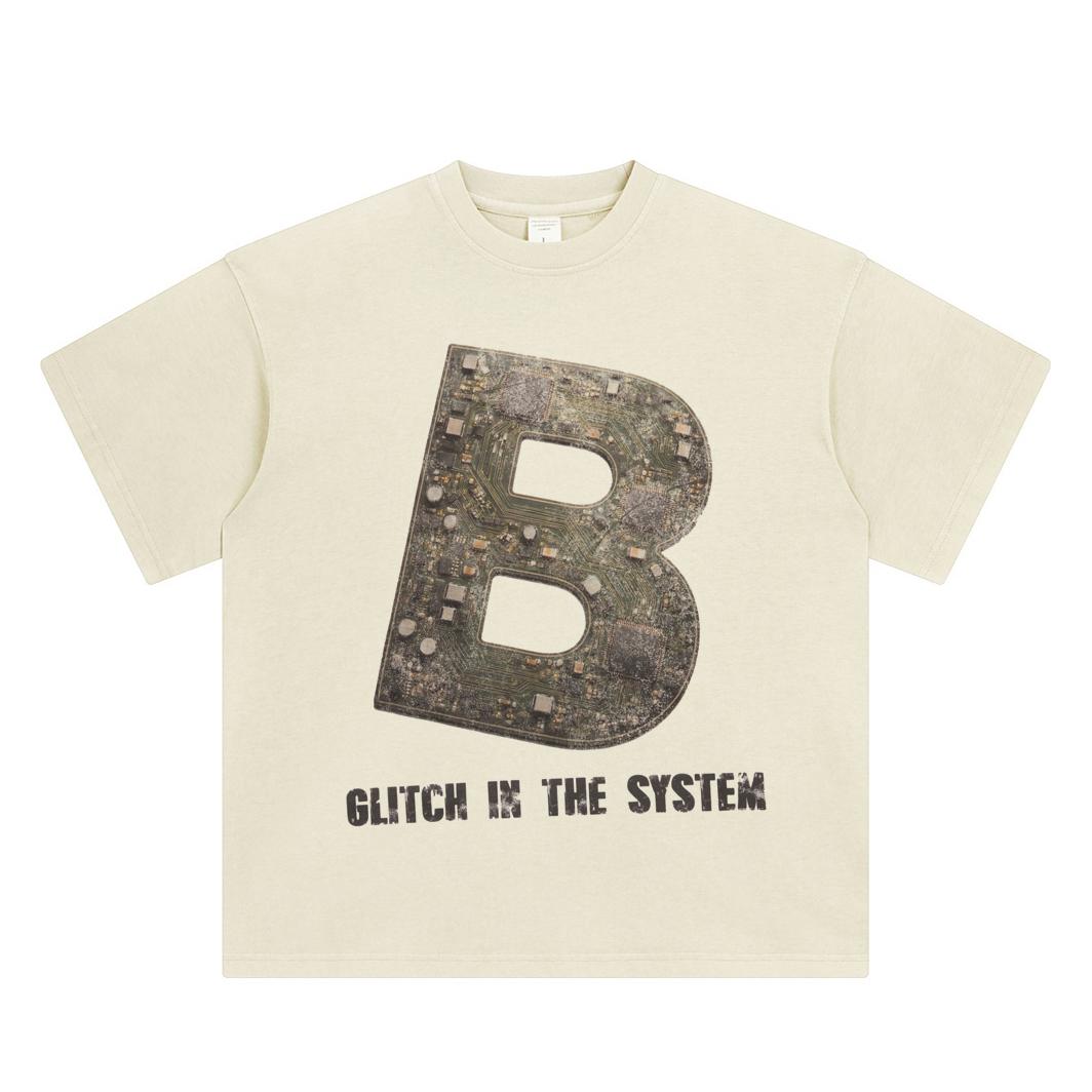 

Streetwear Letter Graphic T-Shirt Cotton Tshirt Unisex Tops Tees Summer Short Sleeves T Shirt XXL хакі
