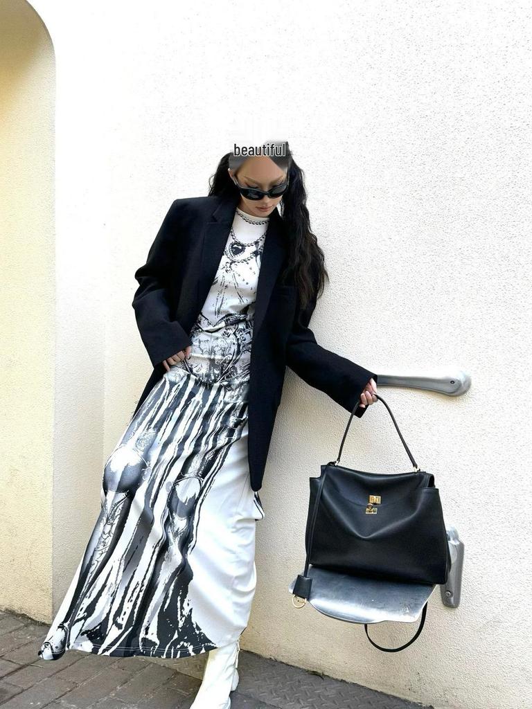 B Rodeo 24: Nová měkká kožená taška - Módní velká neutrální kabelka s ležérním vzhledem