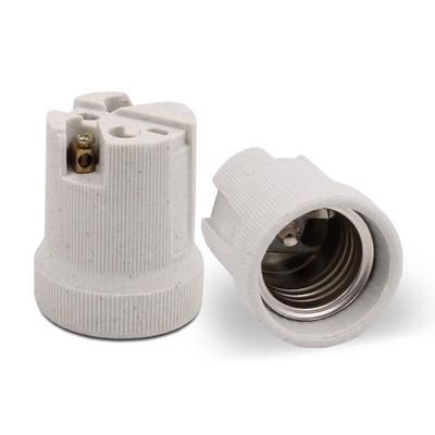 E27 High-Temperature Waterproof Ceramic Lamp Socket