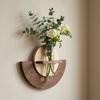 Oval Wall Flower Vase Space Saving Hanging Plant Panel Hanging Basket Flower Stand Home Room Decor