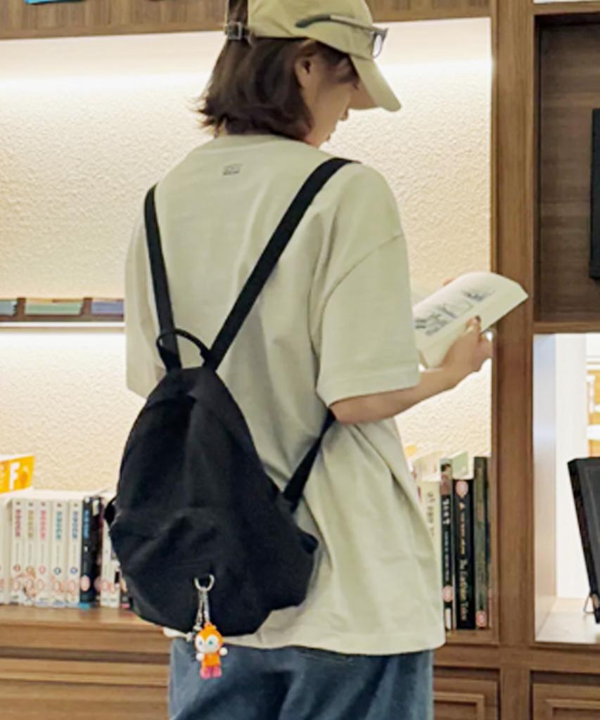 Bymoss Poka Mini Backpack Black Gray