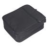 Handheld Lunch Bag High Capacity Thickened Insulation Meal Bag Aluminum Foil Heat Preservation Bento Bag Black Rectangle
