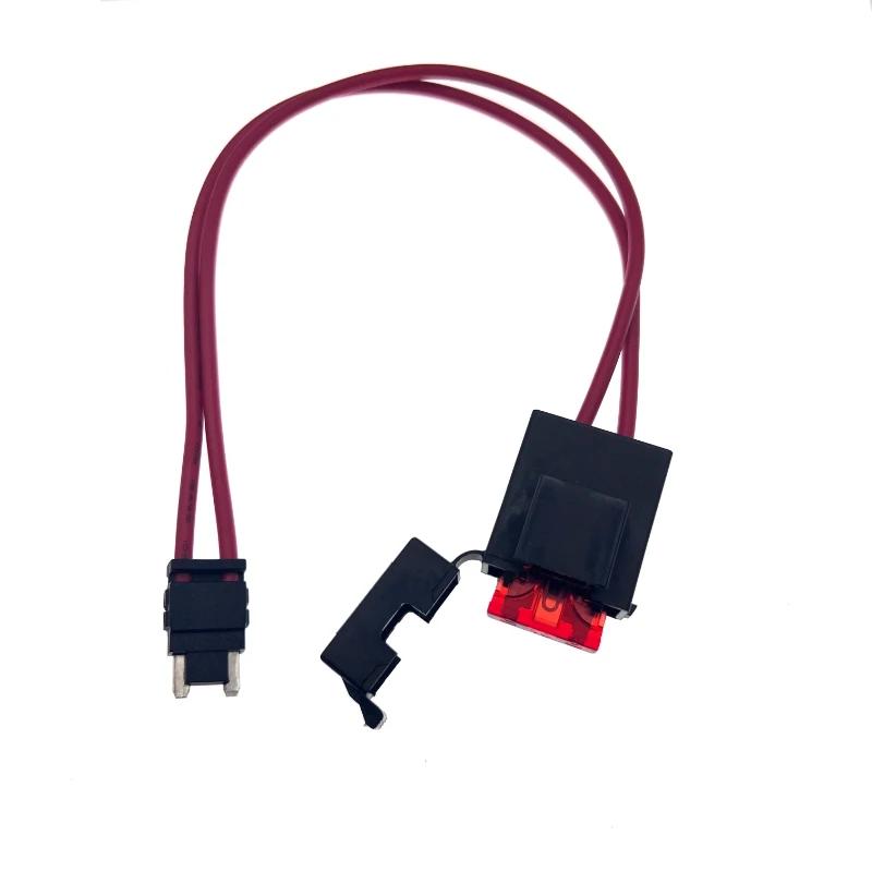 32V ACC Large Size Standard Mini Micro2 Size Car Fuse Holder 16AWG Non-Destructive Fuse Box ATM Blade Fuse Extension Cord Fuse Holders1