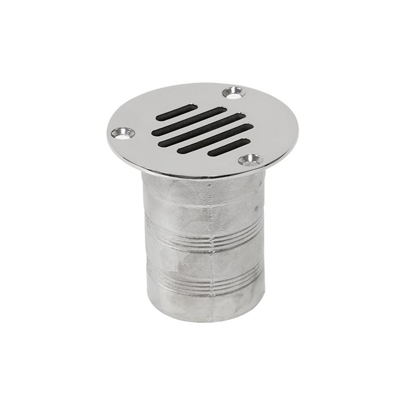 Boat Marine Hardware 50MM Stainless Steel Cockpit Drain Scupper Sewerage Drain
