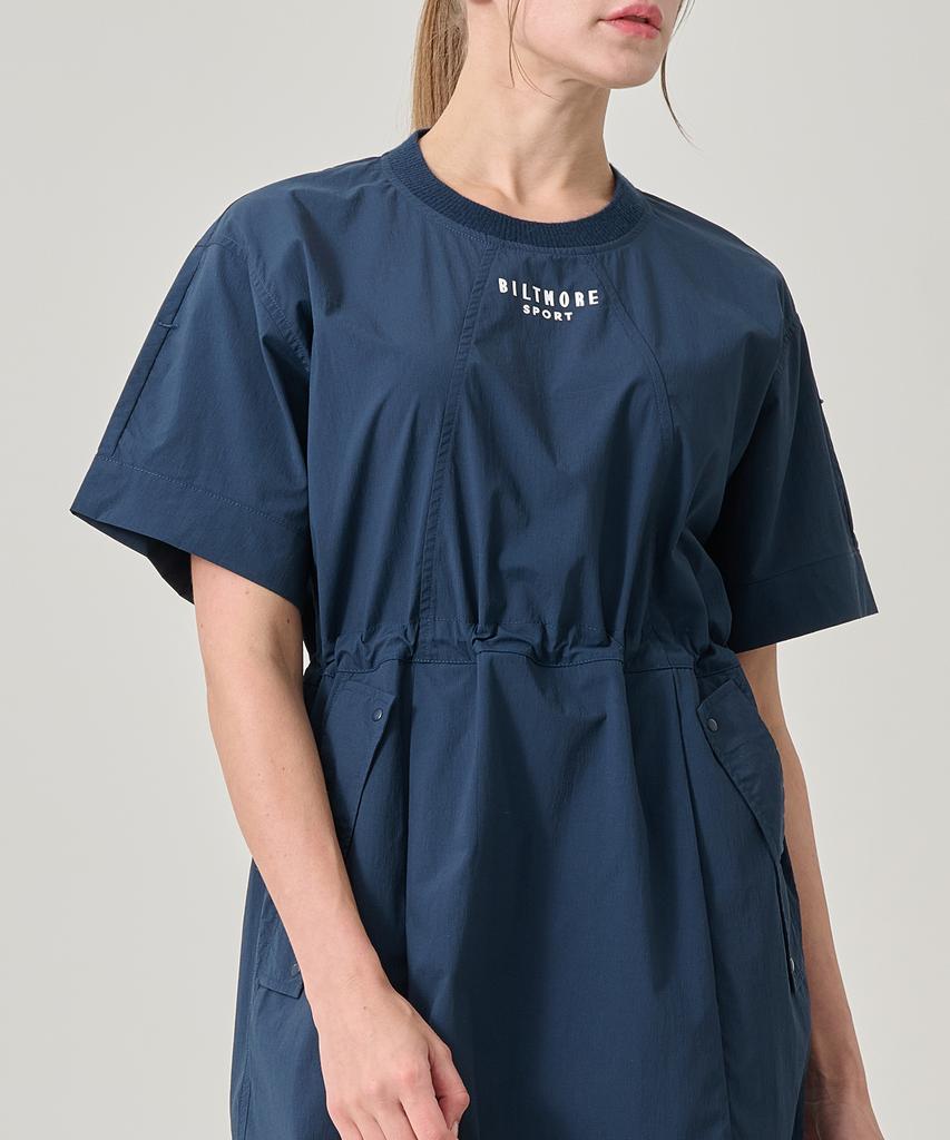 Built Moa Women'S Roll-Up Short Sleeve Dress