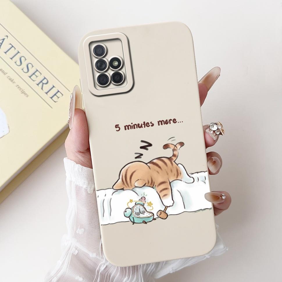 For Samsung Galaxy A71 Case Cute Panda Ultra Slim Soft TPU Back Cover Case For Samsung A71 A715F 4G Full Cellphone Phone Case