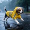 2026  Waterproof Reflective Dog Raincoat Hooded Summer Lightweight Puppy Rain Poncho Outdoor Pet Rain Jacket For Small Dogs